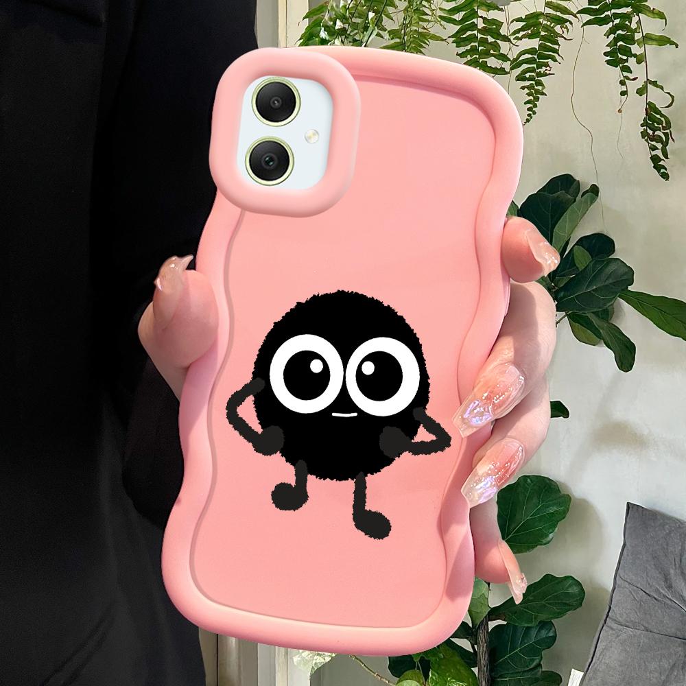 Прекрасный черный мягкий чехол для телефона Samsung Galaxy A52 A73 A12 A11 S24 Ultra 5G S23 S22 S21 S20 FE Wave Edge противоударный защитный резиновый чехол