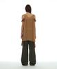 Partimento Woman Asymmetric Lace Trim Slip Dress_Beige