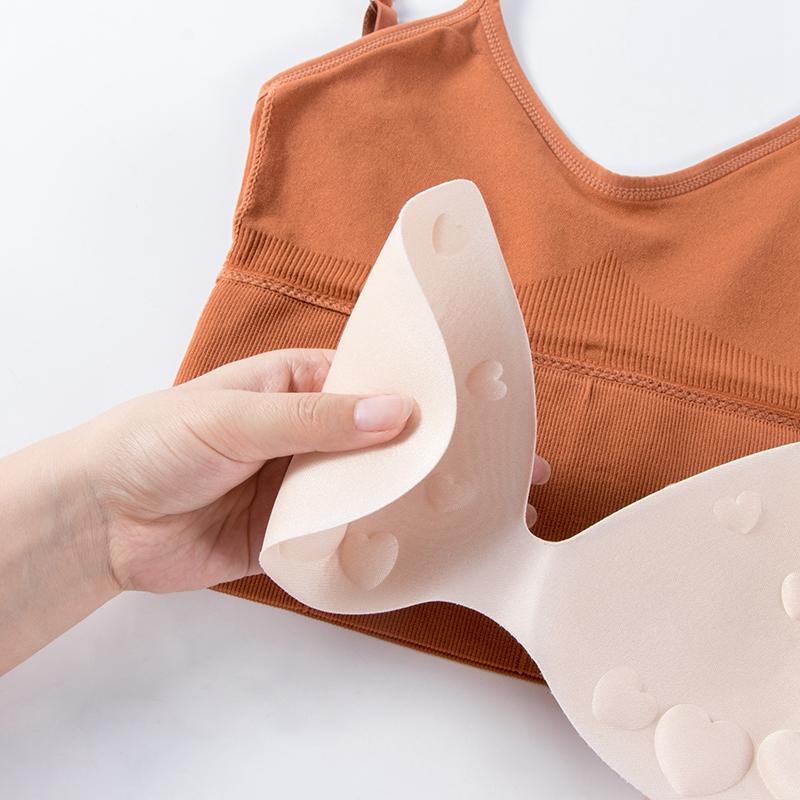 Breathable Sports Bra Shockproof Crop Top Anti-sweat Fitness Top Women Seamless Yoga Bra Push Up Sport Top Gym Workout Top