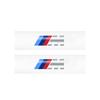 Car Metal Emblem Wiper Stickers Reflective Decor Decals For BMW E36 E64 E85 E60 F10 F30 F36 F32 F82 F83 F07 G01 G20 G21 X6 X5 X3