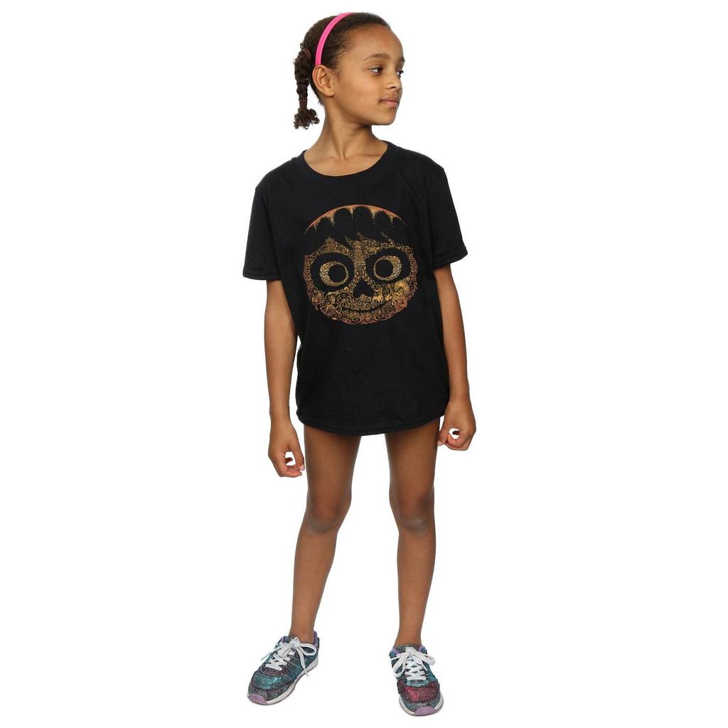 Disney Girls Coco Miguel Face Cotton T-Shirt