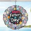 1 шт. Подвеска-колокольчик «Мандала» с дизайном «С Днем отца» – Яркий цветочный узор, Металлическая конструкция