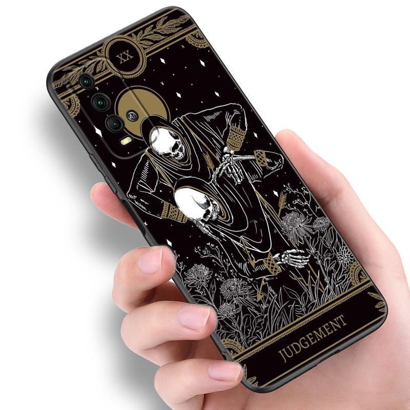 Чехол для телефона Witches Moon Tarot для Xiaomi Redmi Note 5 6 9T K20 K40 K50 Pro 7A 8A 9A 9C 9i 10A 10C A1 S2, мягкий черный чехол из ТПУ