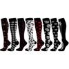 Women's Summer Halloween Skull Compression Socks for Cycling