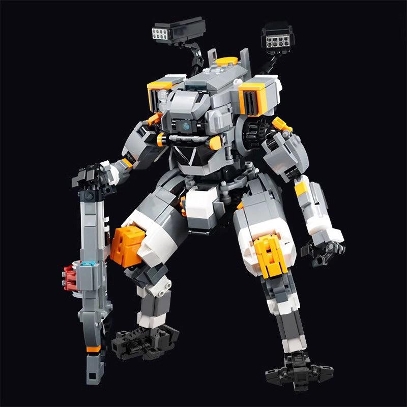 M Building Block Compatible Lego Creative Mech Hercules, Mech Robot Model Intelligence Birthday Gift