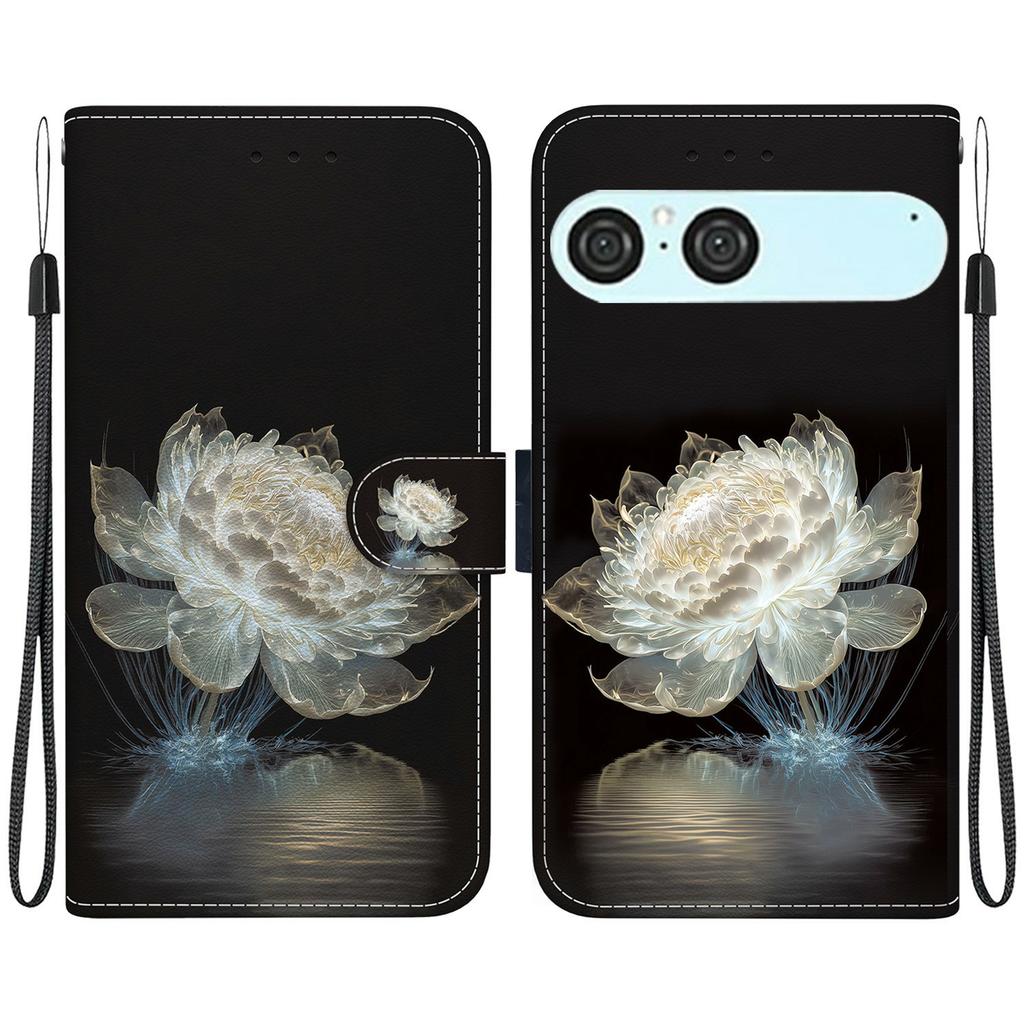 Для Sony Xperia 10 VII Кошелек Чехол для телефона С принтом Кожаный Чехол-книжка с ремешком