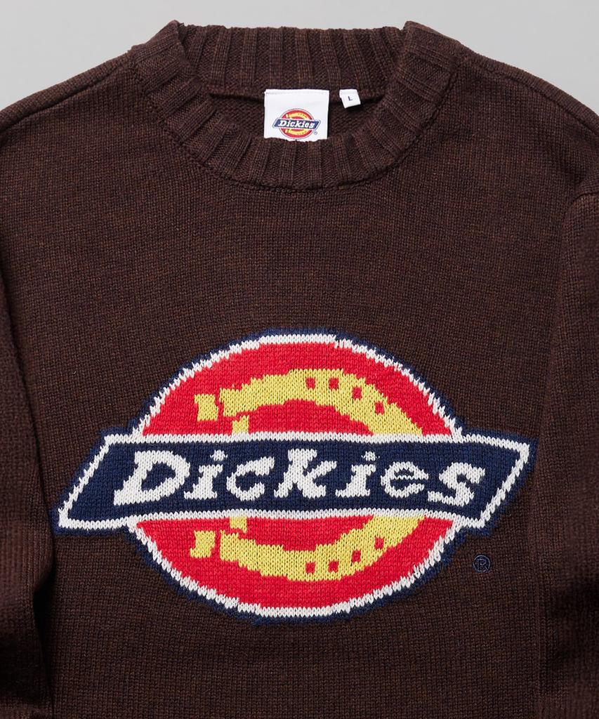 Dickies Свитер с логотипом-деревом, вязаный, коричневый