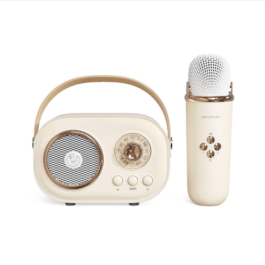 Retro Bluetooth KTV Microphone & Speaker: Portable Wireless Birthday Gift for Girls
