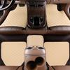 Auto Floor Leather Carpet Liner Waterproof/Dustproof /Skidproof Mat Pad Universal Car Floor Mats Front  Rear Carpet Mat Waterproof Dustproof Skidproof