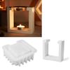 Candle Holder Mold, Irregular Shape Candlestick Molds for DIY Candle Holder Candlestick Christmas Gift Home Decor