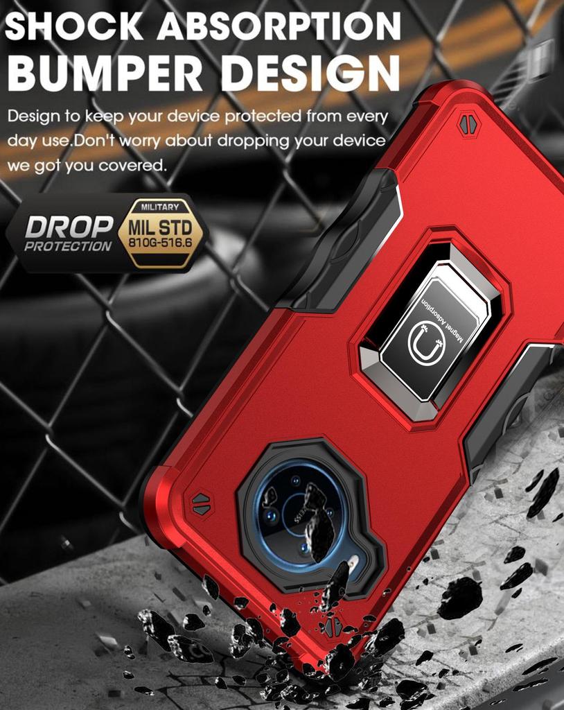 Противоударный чехол-кольцо с полной защитой для NOKIA X100/G400 с цветовой блокировкой