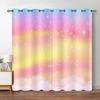 Блестящие Радужные Шторы Яркие Красочные Звездное Небо Оконные Шторы Для Гостиной Dceor Роскошные Блестящие Фоновые Оконные Шторы