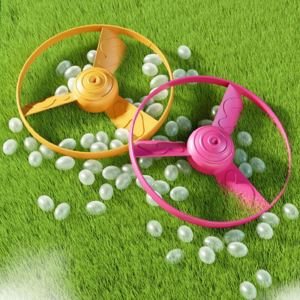 Hand-Pulled Bird launcher toy With Spinners Flying Saucer Parent-Child Interaction