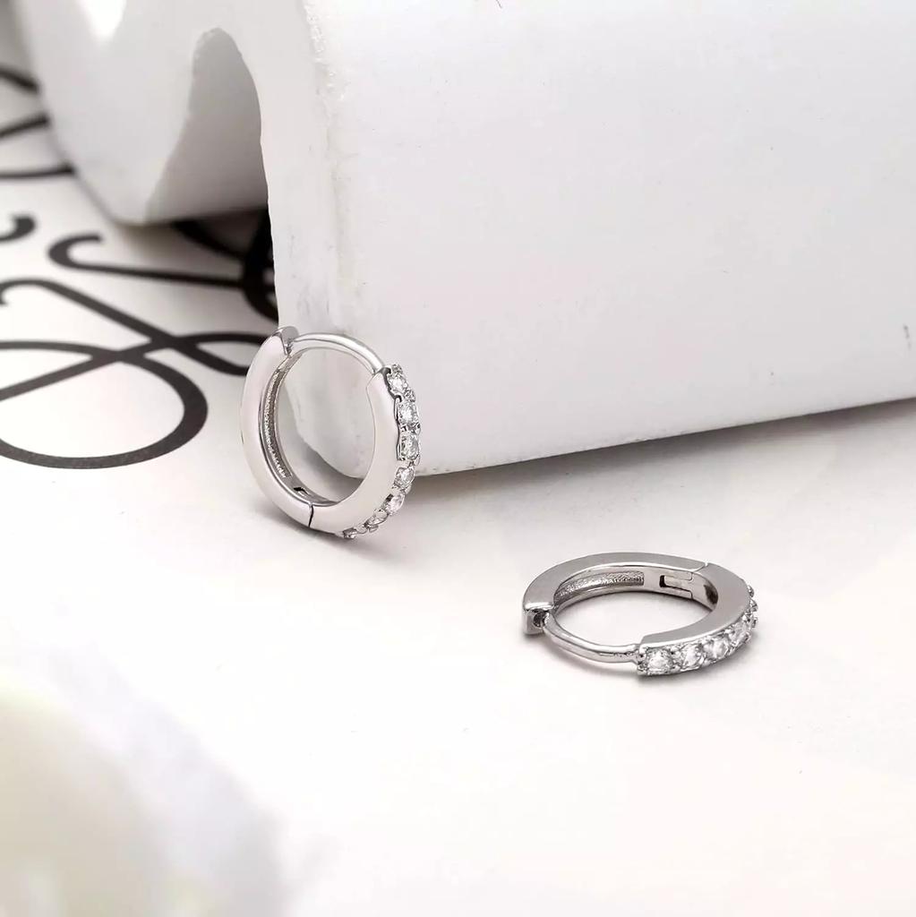 3 Pairs 316L Surgical Steel Hypoallergenic Earrings Set for Multiple Piercing Stud Huggie Small Hoop Earrings for Sensitive Ears