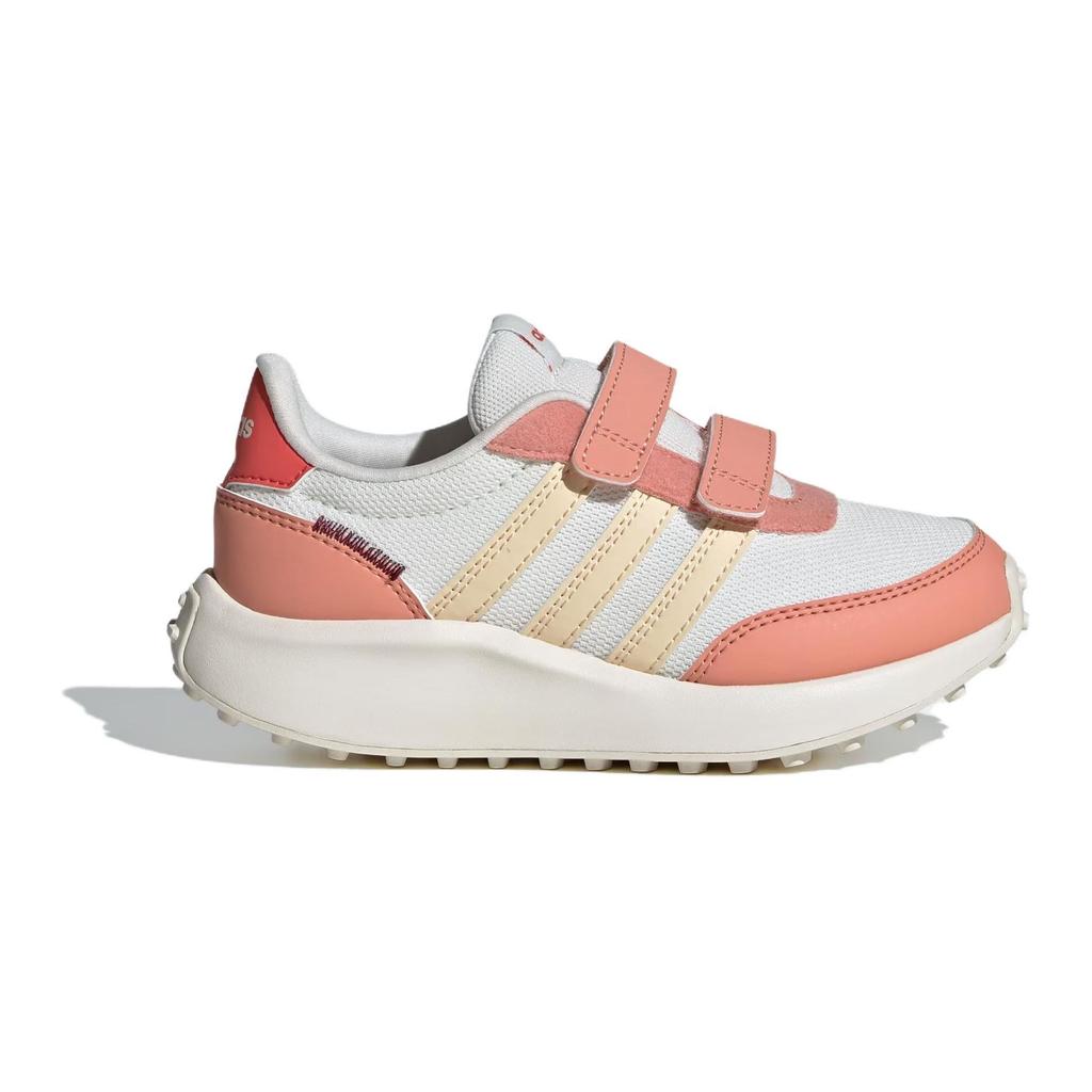 Adidas Neo Run 70S Shock Absorbing Durable Low Top Casual Shoes Kids Casual Shoes Pink White IE8833