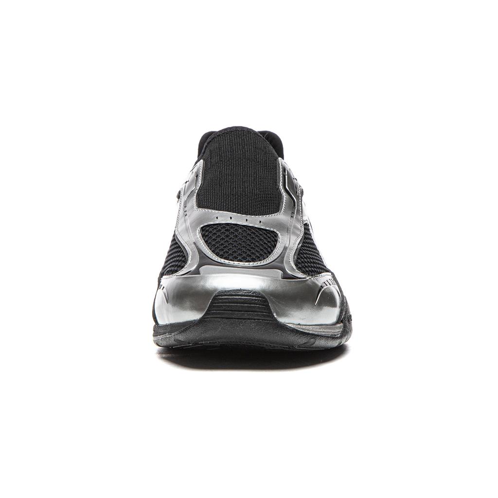 Li Ning Filin Racing Slip-On CNY Спортивные Удобные Износостойкие Амортизирующие Низкие Повседневные Туфли Мужские повседневные туфли Черный Серебристый AGLW059-1