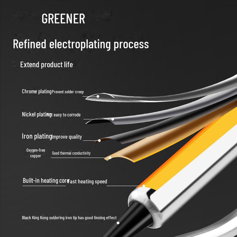 Green Forest Профессиональный электрический паяльник - Автоматический инструмент для сварки для домашнего ремонта