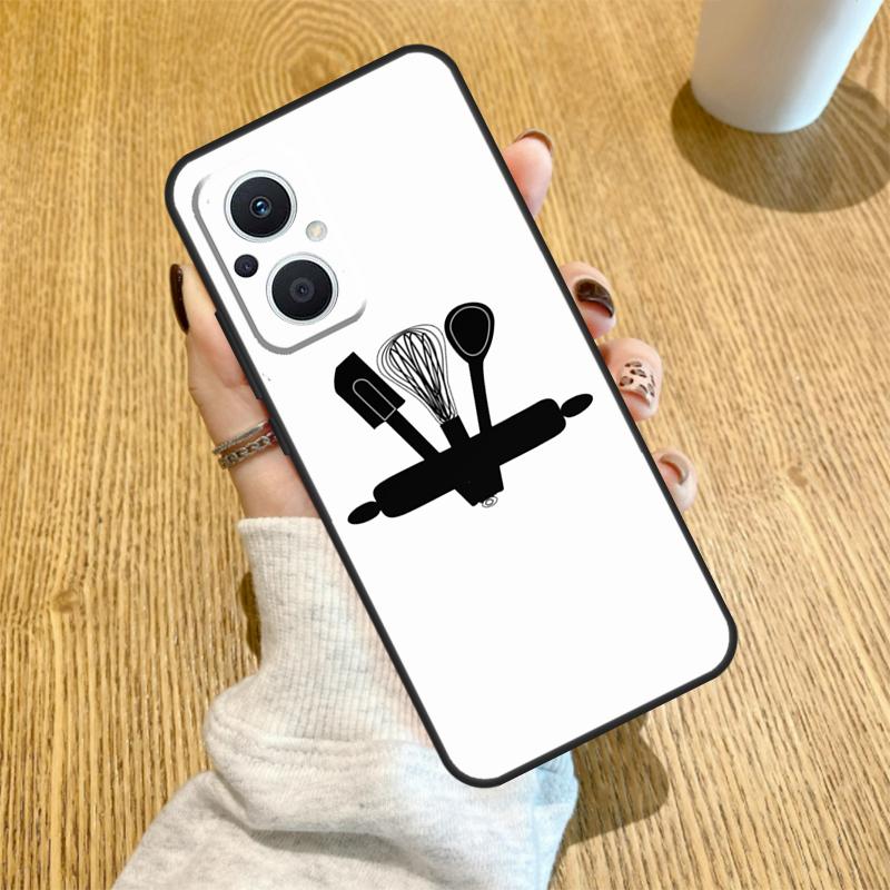 Чехол Cooking Chef для OPPO Reno 12F 11F 13F 14F 8T 8 Lite 10 11 12 13 14 OPPO Find X8 X6 X5 X9 Pro