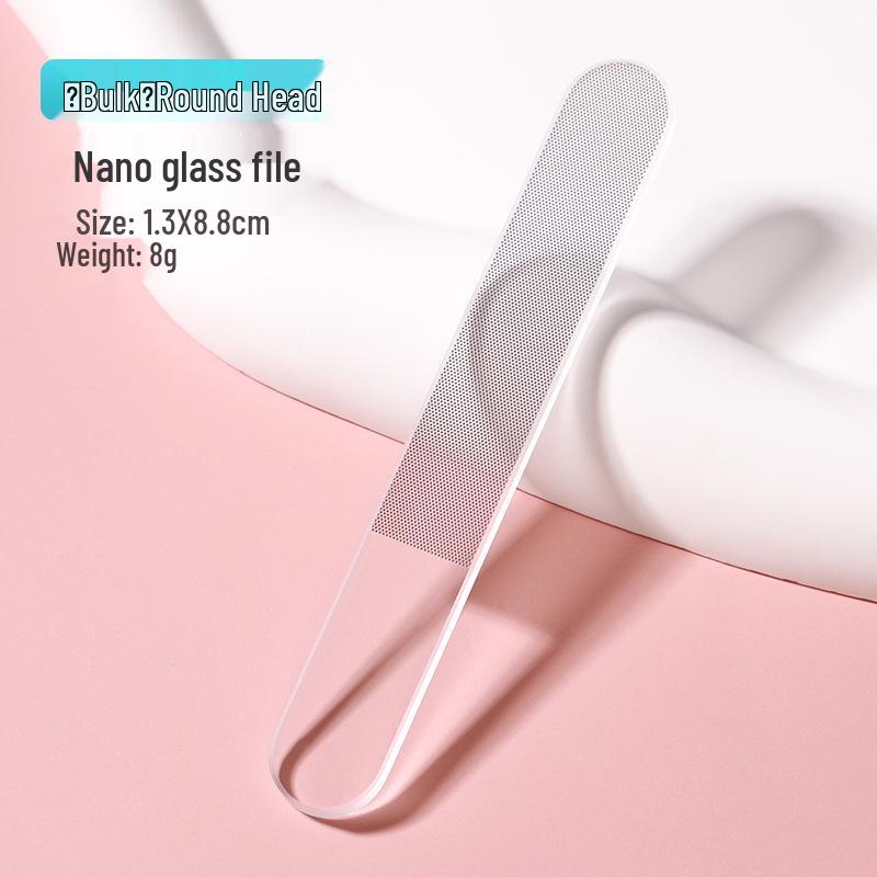 Nano Glass Nail File for Transparent Nail Art and Shaping