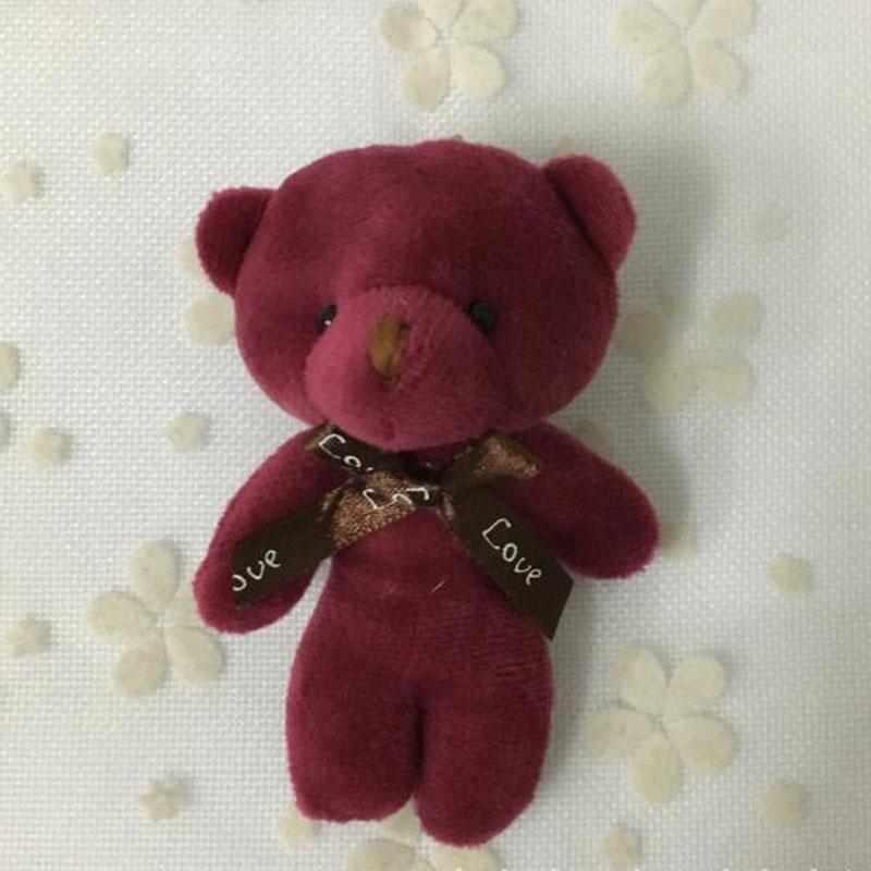 10 см свадебный медведь плюшевая игрушка аксессуары плюшевая игрушка медведь брелок плюшевая игрушка