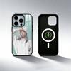 Чехол для телефона Singer B-Billie Eilish для iPhone 17, 16, 15, 14, 13, 12, 11 Plus, Pro Max Магнитный для Magsafe Беспроводной зарядки