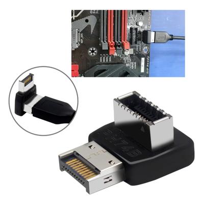 USB-адаптер USB3.1 Type-E 90-градусный конвертер-адаптер Корпус переднего разъема Type C Разъем для настольного компьютера
