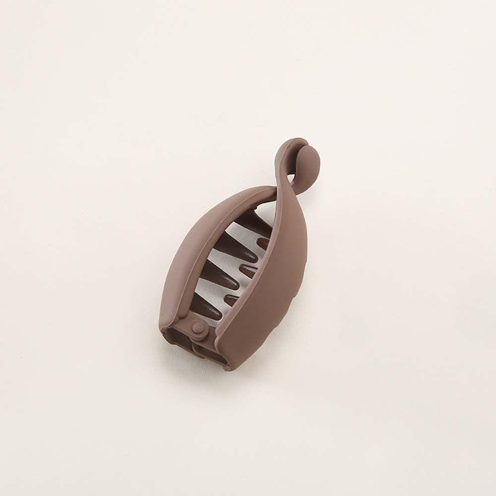Vertical Clip Solid Color Wome Hair Claw Korean Style Hair Clip Headwear Banana Clip Girls Hairpin