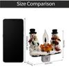 Christmas Night Light, 3D Christmas Snowman Nightlight, Christmas Eve Flickering Night Light Gifts For Family, 120V Plug-in Powered For Festiv
