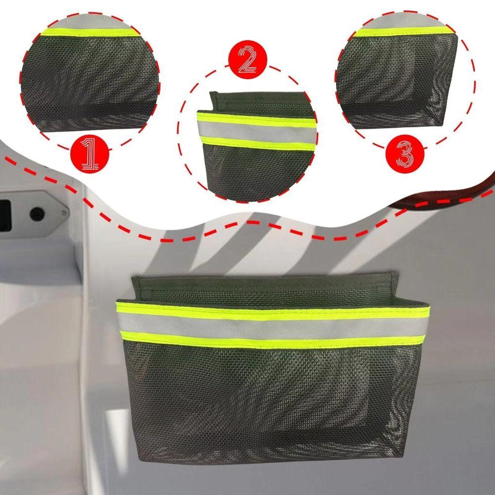 with Reflective Strips Marine Organizers Portable Deck Storage Pouch for Fishing
