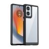 For Motorola Edge 50 Fusion 5G Phone Case WANLONFENG XC Series TPU Acrylic Cover with Tempered Glass (Big Lens Hole)