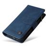 For iPhone 16 Leather Case Zipper Pocket Protective Phone Cover