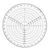 Прозрачный акриловый круглый центр-искатель Плотник Токарь по дереву Токарная работа Круги Рисование Циркуль Резак для кругов Центрирующая линейка