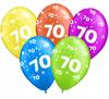 Balony Z Nadrukiem Na 70 Urodziny "70", 5 Szt.