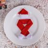 Christmas Creative Household Items Non-woven Scarf Hat Wine Bottle Decoration Christmas Wine Bottle Set Decoration