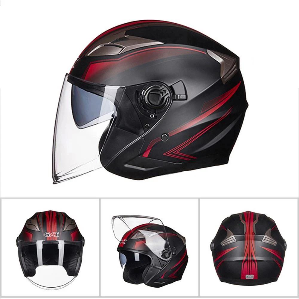 Мотоциклетный шлем Шлем для внедорожных гонок Полулицевой Крутой Casco Moto Шлем уличной моды для мужчин и женщин Четыре сезона
