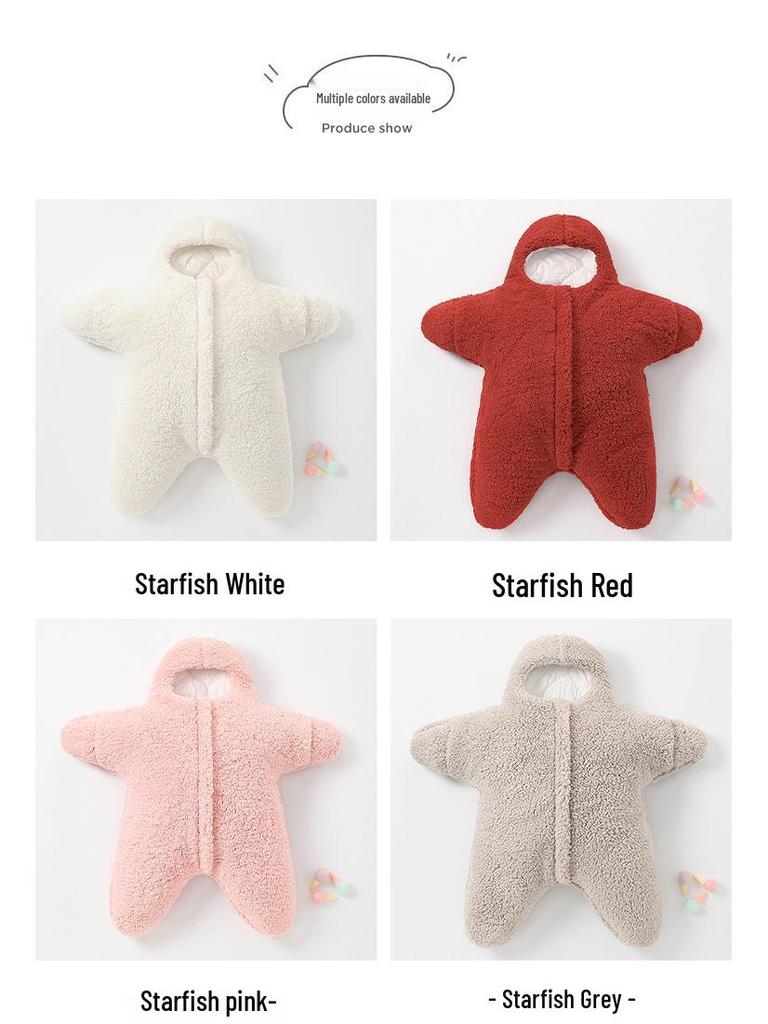 Уютное зимнее пеленальное одеяло для новорожденных - Анти-вздрагивание, Толстое и теплое