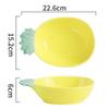 European Lemon Shape Dinner Plate Creative Cute Sauce Dish Ceramic Kitchen Tableware Dessert Breakfast Plate Rice Soup Bowl