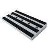 Guitar Effect Pedal Board PE Hook and Loop Fastener Instrument Accessory for Performance White Marble Design