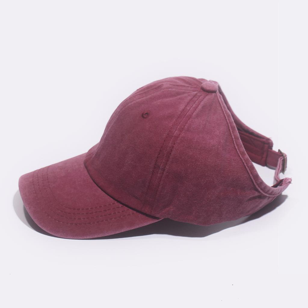 Ponytail Baseball Cap for Women Spring Summer Sun Hat Running Snapback Hat Messy High Bun Women's Caps Female