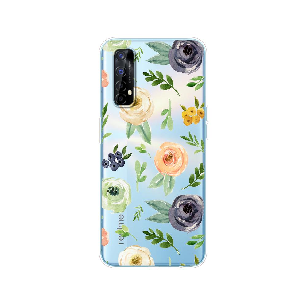 Чехол для Realme 7 для OPPO Realme 7 Pro, противоударный мягкий силиконовый чехол из ТПУ для задней панели телефона Realme7 7Pro, чехол-бампер, чехол