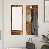 Wall Mounted Nightstand Reclaimed Wood Look 70 x 10 x 90 cm Particleboard