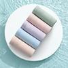 5PCS Briefs Ice Silk Seamless Underwear Women Breathable Antibacterial Crotch Thin Mid-waist Briefs