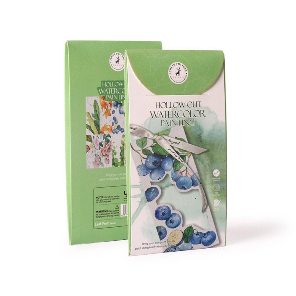 10 Sheets Coloring Bookmark DIY Watercolor Paper New Watercolor Painting Set