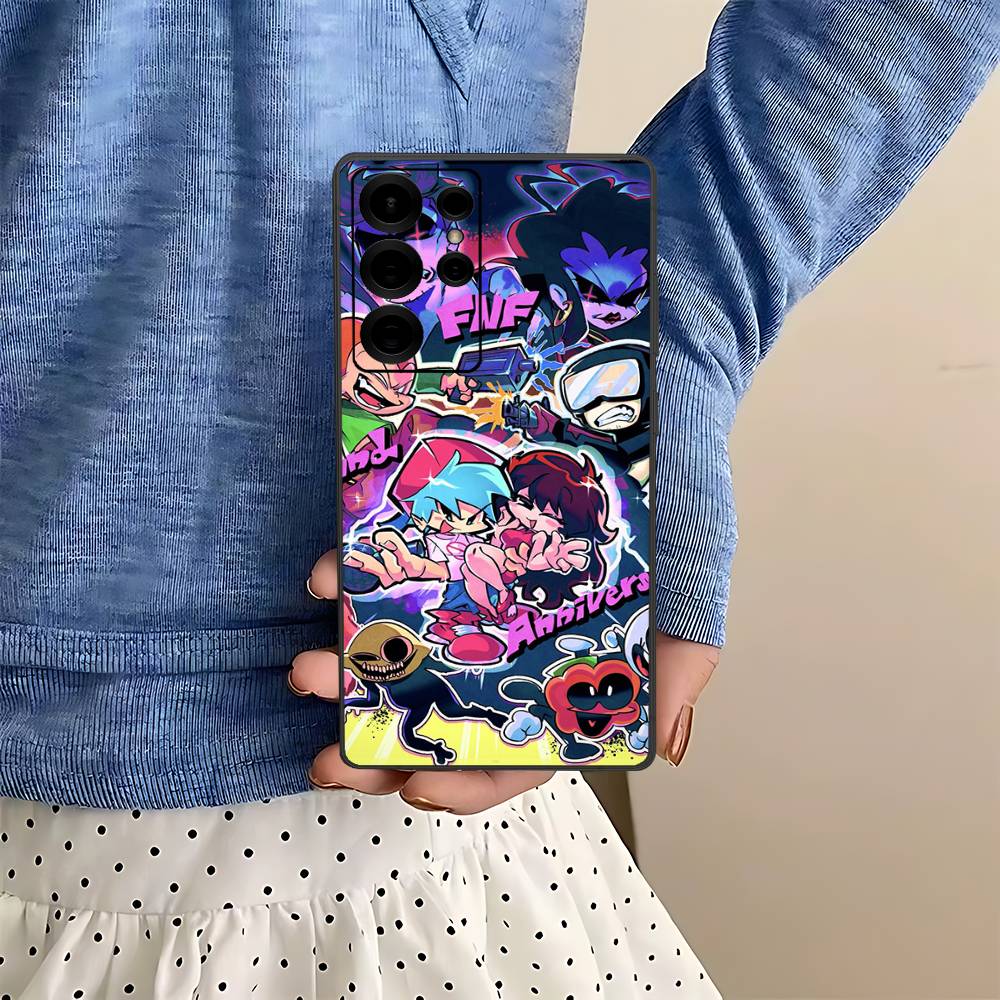 Игровой чехол для телефона Friday Night Funkin для Samsung S 24 Fe 25 Ultra Plus 20 Lite 21 30 22 23 24 22 Ultra 5G Fundas