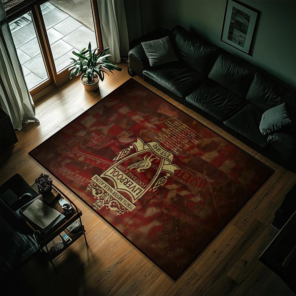 Football L-Liverpool Football Club Small Carpet Bedside Kitchen Bath Living Home House Bedroom Floor Mat Doormat Decoration