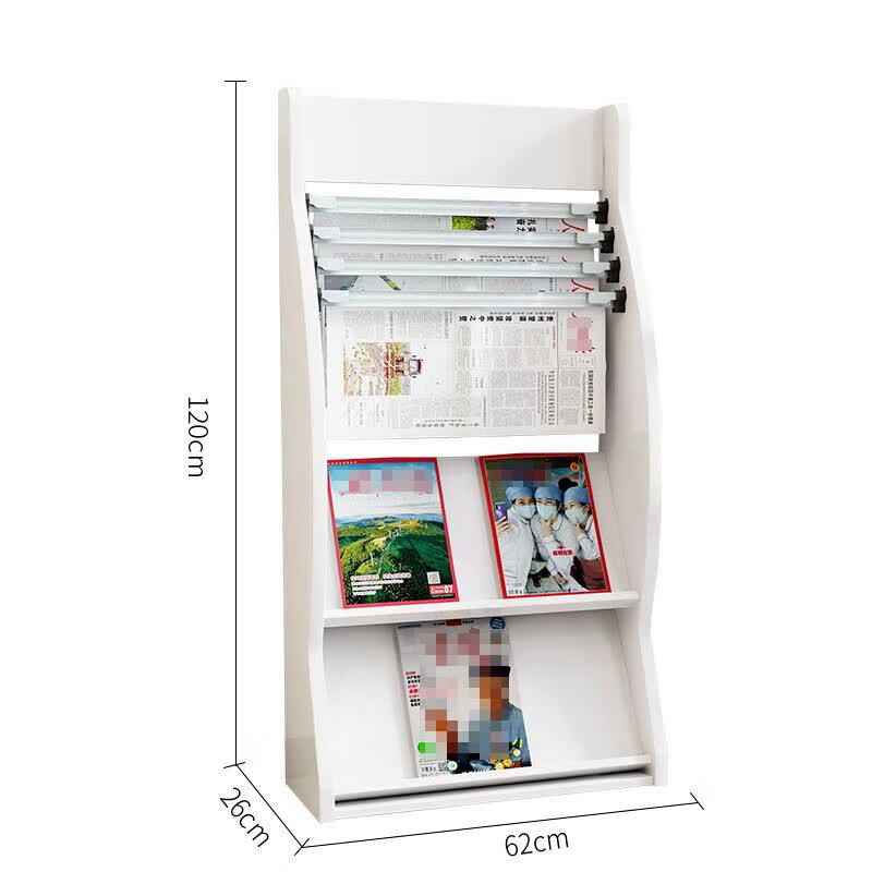 Wooden Newspaper & Magazine Display Rack
