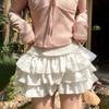 Ballet Style Cake Skirt Female Design Sense Soft Girl High Waist Thin All-match Wrinkled Puffy Skirt Pants