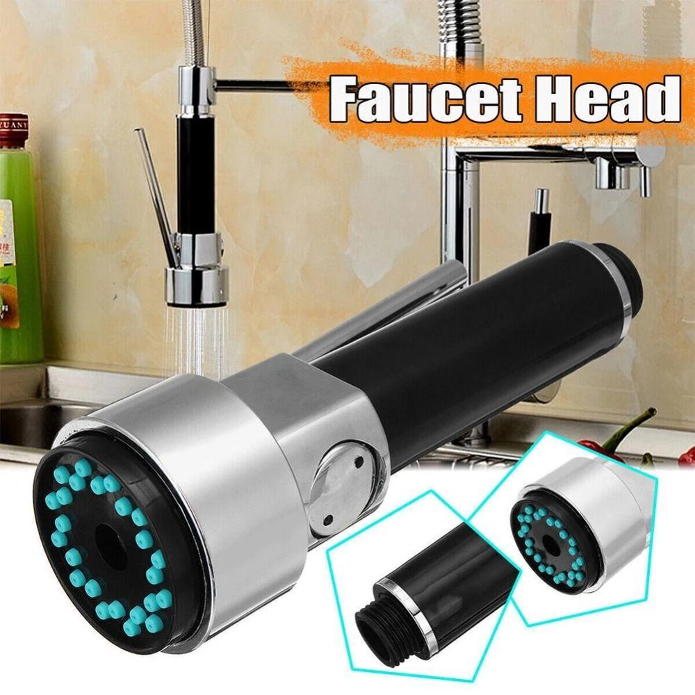 High Pressure Kitchen Faucet Plastic Pull Out Spray Head Spring Faucet Kitchen Spout Head