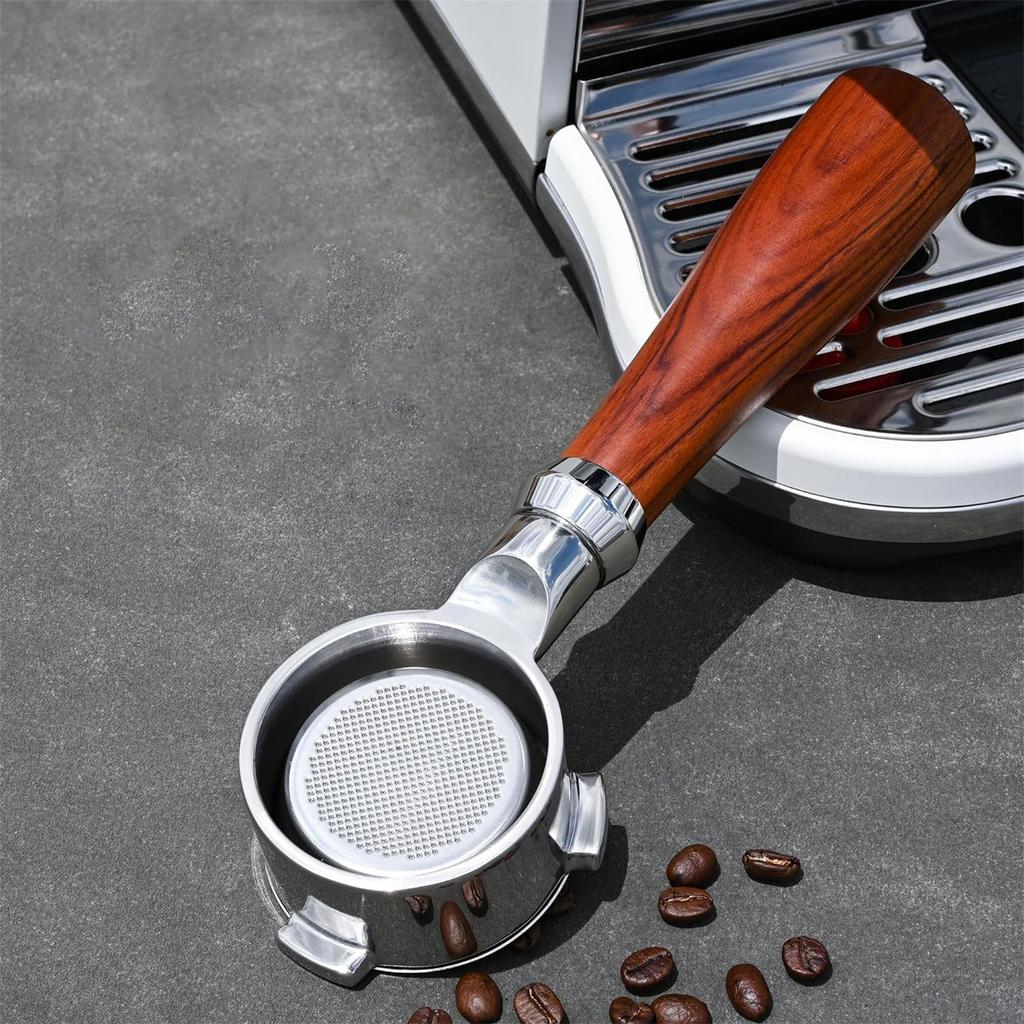 54mm Bottomless Portafilter Espresso Machine for BES870XL 870BSXL Portafilter with Holder Coffee Portafilter Accessories