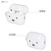 Gourmandise Miffy Совместимый с AirPods Pro Pro Мягкий чехол Лицо (Второе поколение)/AirPods MF-366WH
